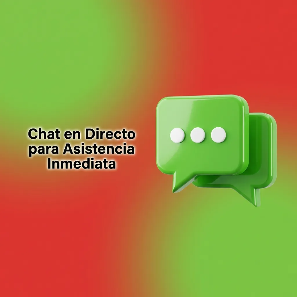 Icono de chat en directo en esquina de pantalla para asistencia inmediata 24/7 en sitio web