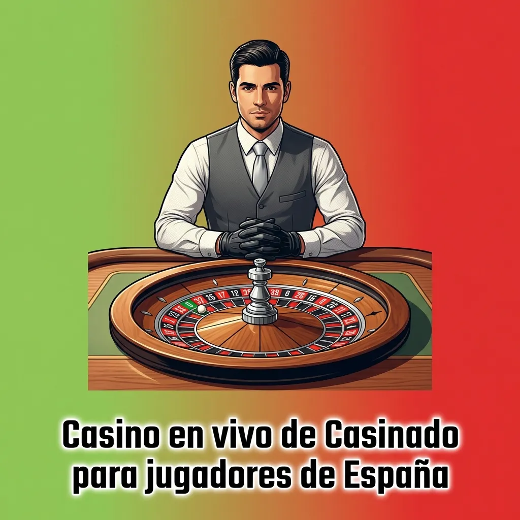 Jugador español en ordenador apostando en ruleta y blackjack con crupier en vivo en casino online Casinado