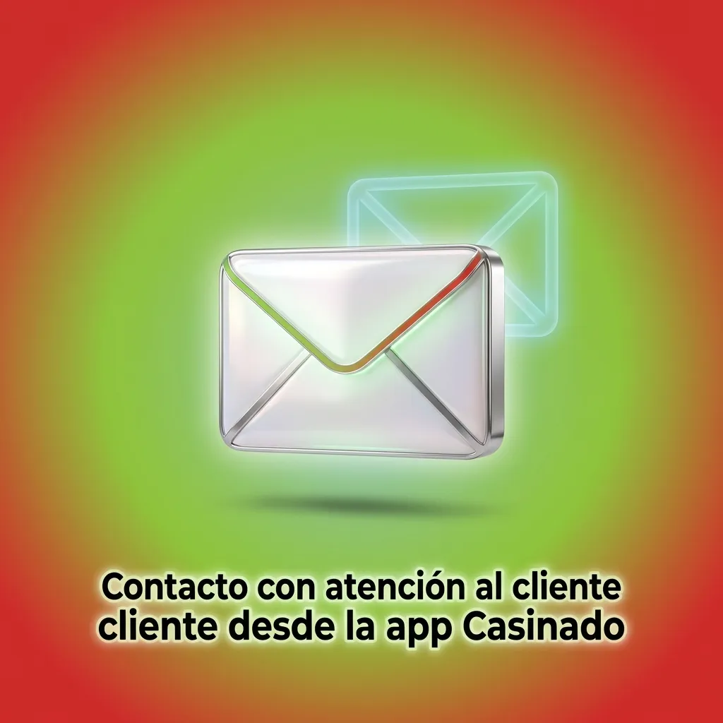Pantalla de la app Casinado mostrando chat en vivo, formulario de correo y centro de ayuda para soporte 24/7 en español