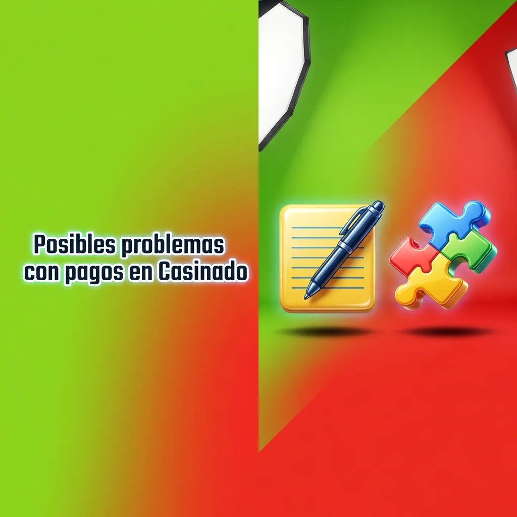 Ilustración de un jugador preocupado ante una pantalla con iconos de tarjeta, banco y alertas de pago en Casinado